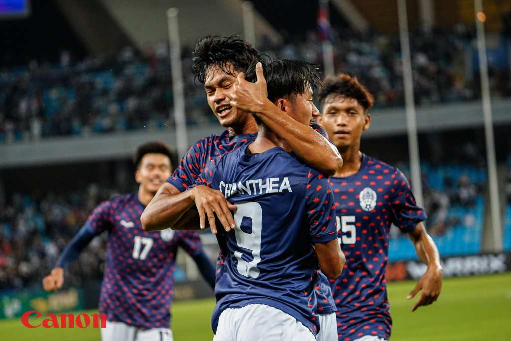 The u23 FFC (Cambodia National Football Team) home kits, launched in 2022 by Varaman
